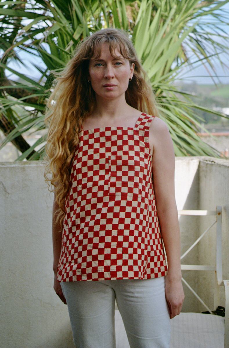 NEW IN • Tank Top - Red Checkers