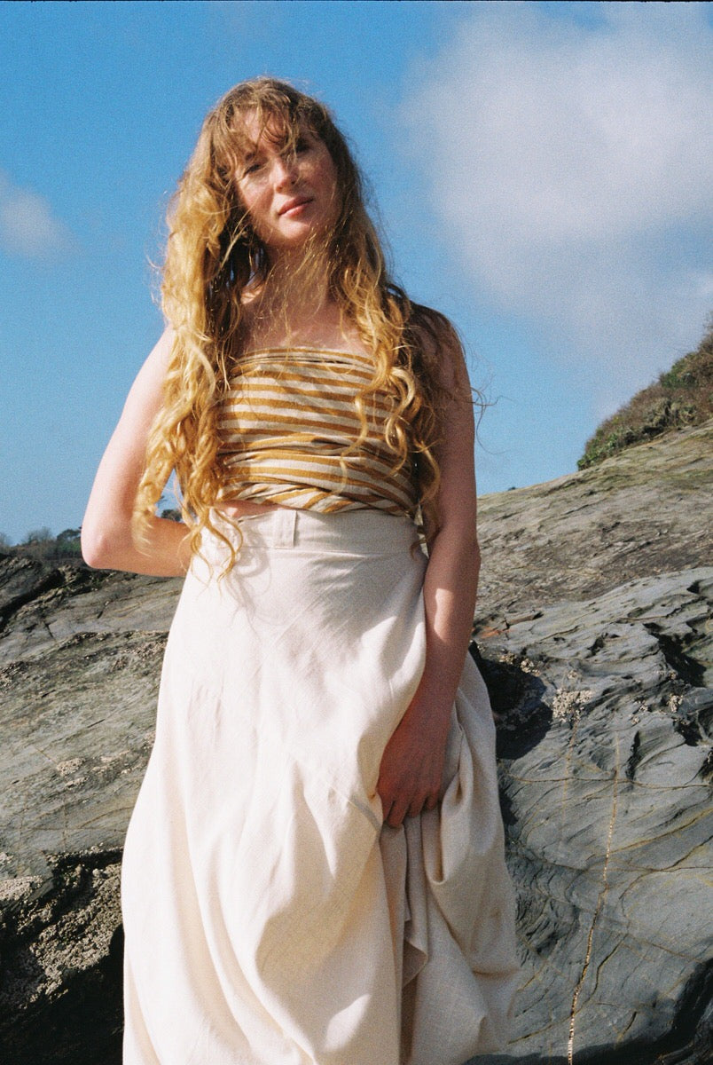 NEW IN • Maxi Wrap Skirt - Wild Oat