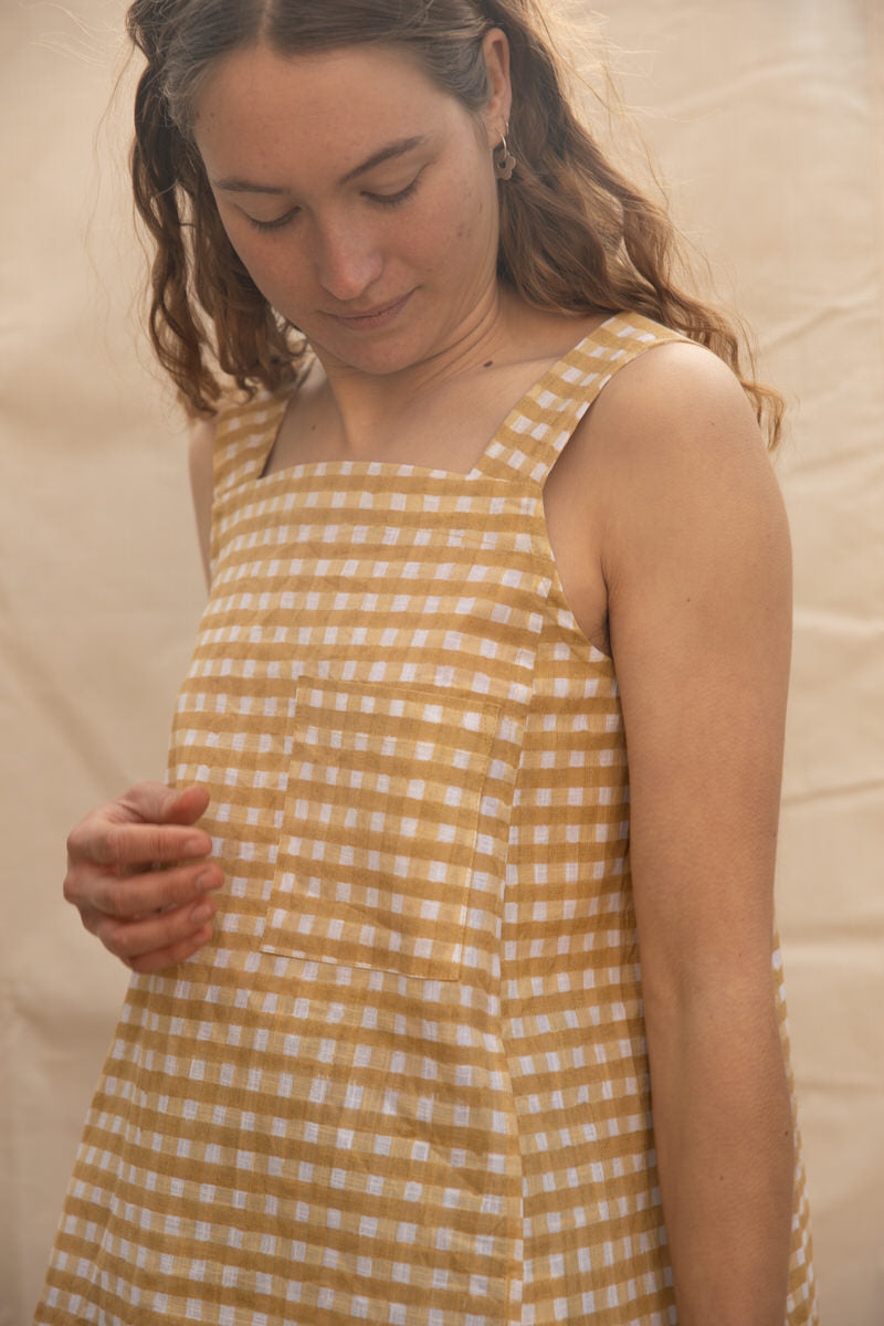 Gingham Lemon Tank Top