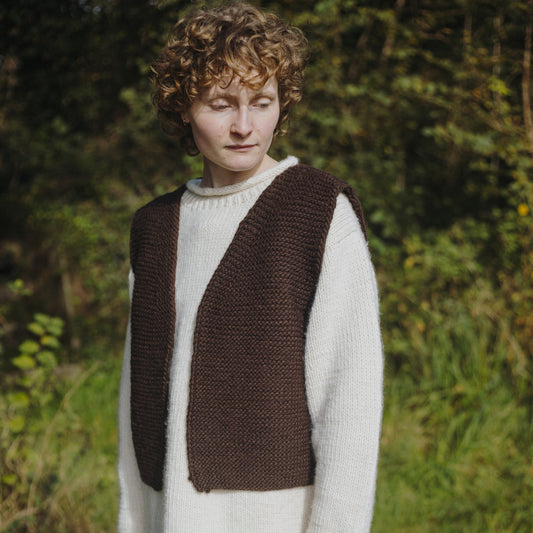 Herdswoman's Gilet - Mocha