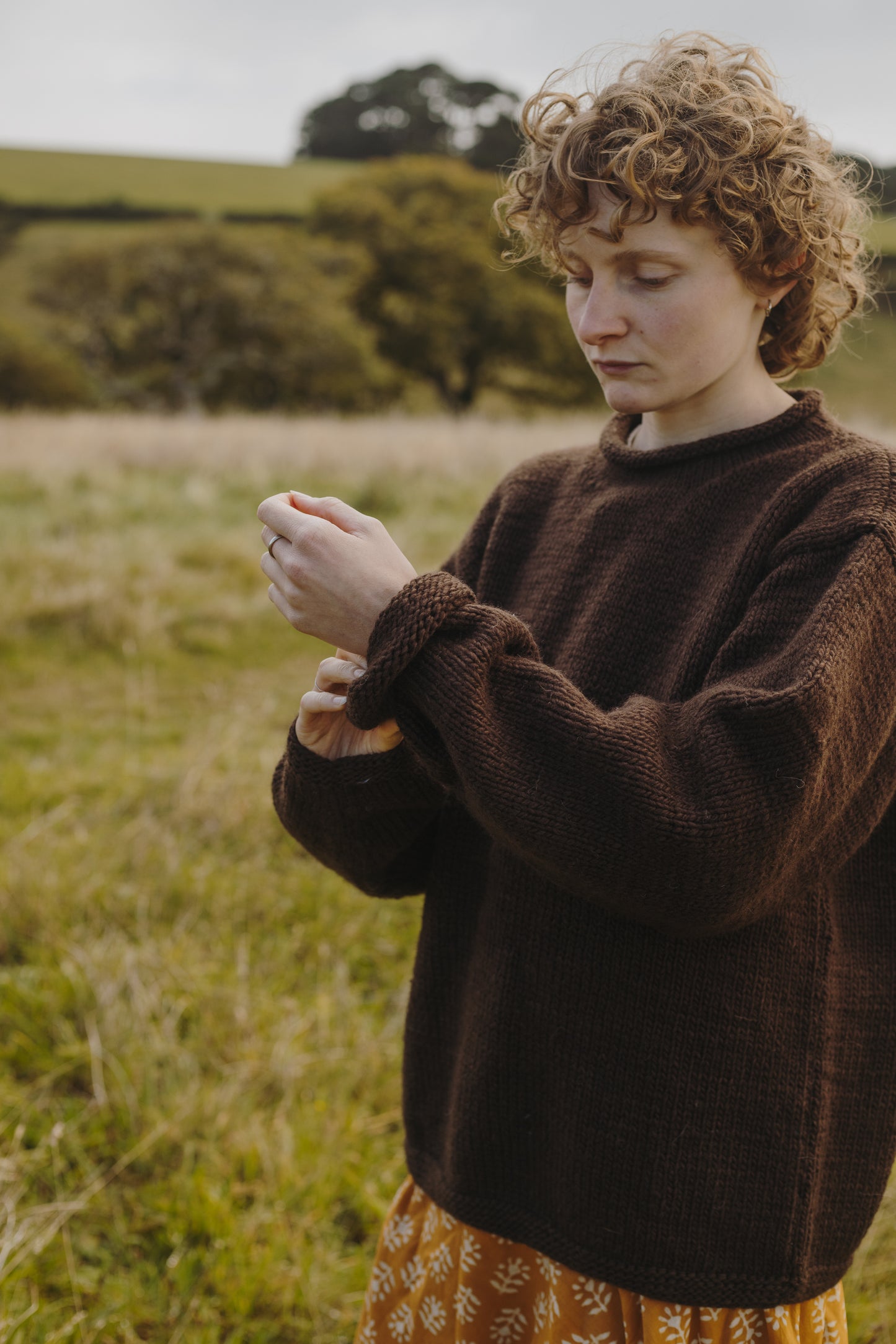 NEW IN • Fisherwoman's Jumper - Mocha