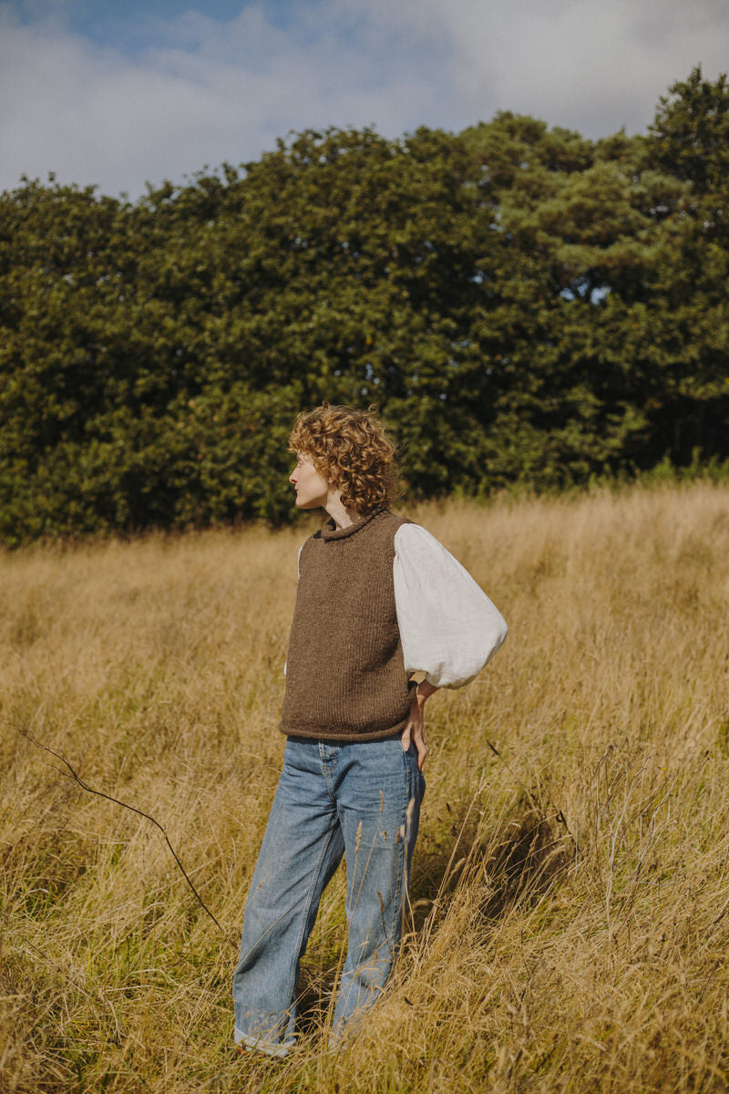 NEW IN • Fisherwoman's Vest - Rustic Mocha