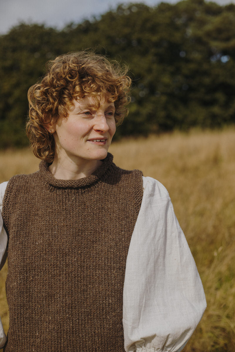 NEW IN • Fisherwoman's Vest - Rustic Mocha