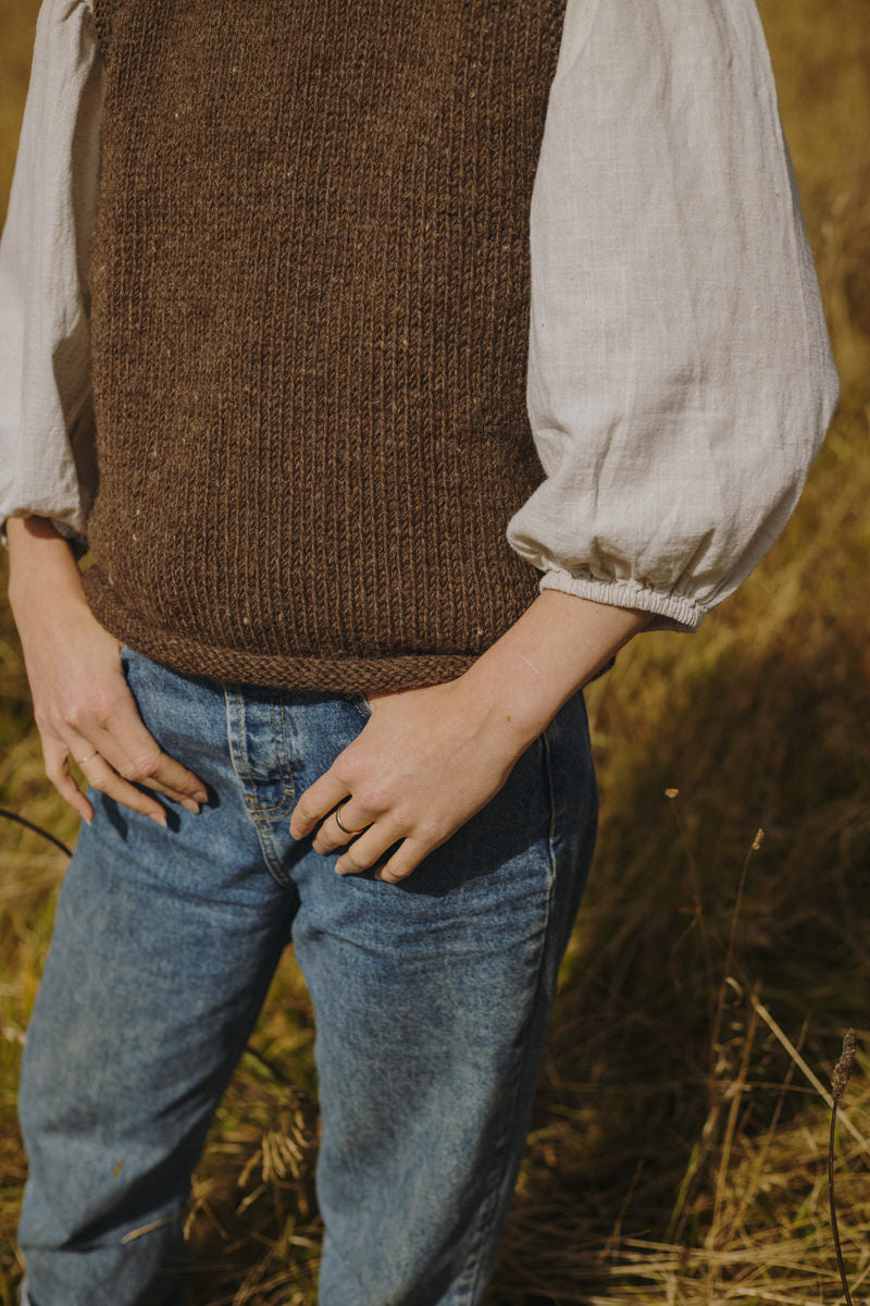 NEW IN • Fisherwoman's Vest - Rustic Mocha