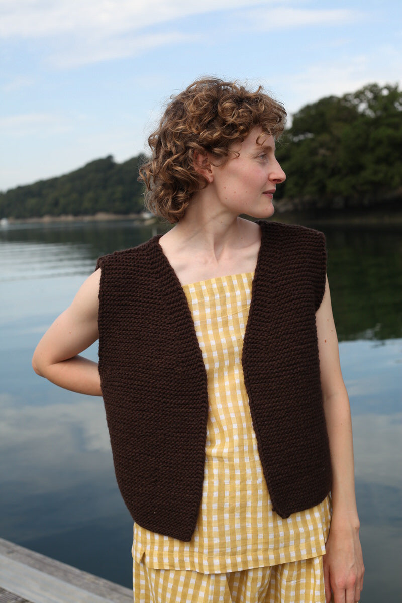 Herdswoman's Gilet - Mocha