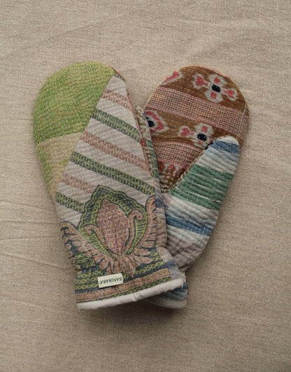 NEW IN • Kantha Mittens