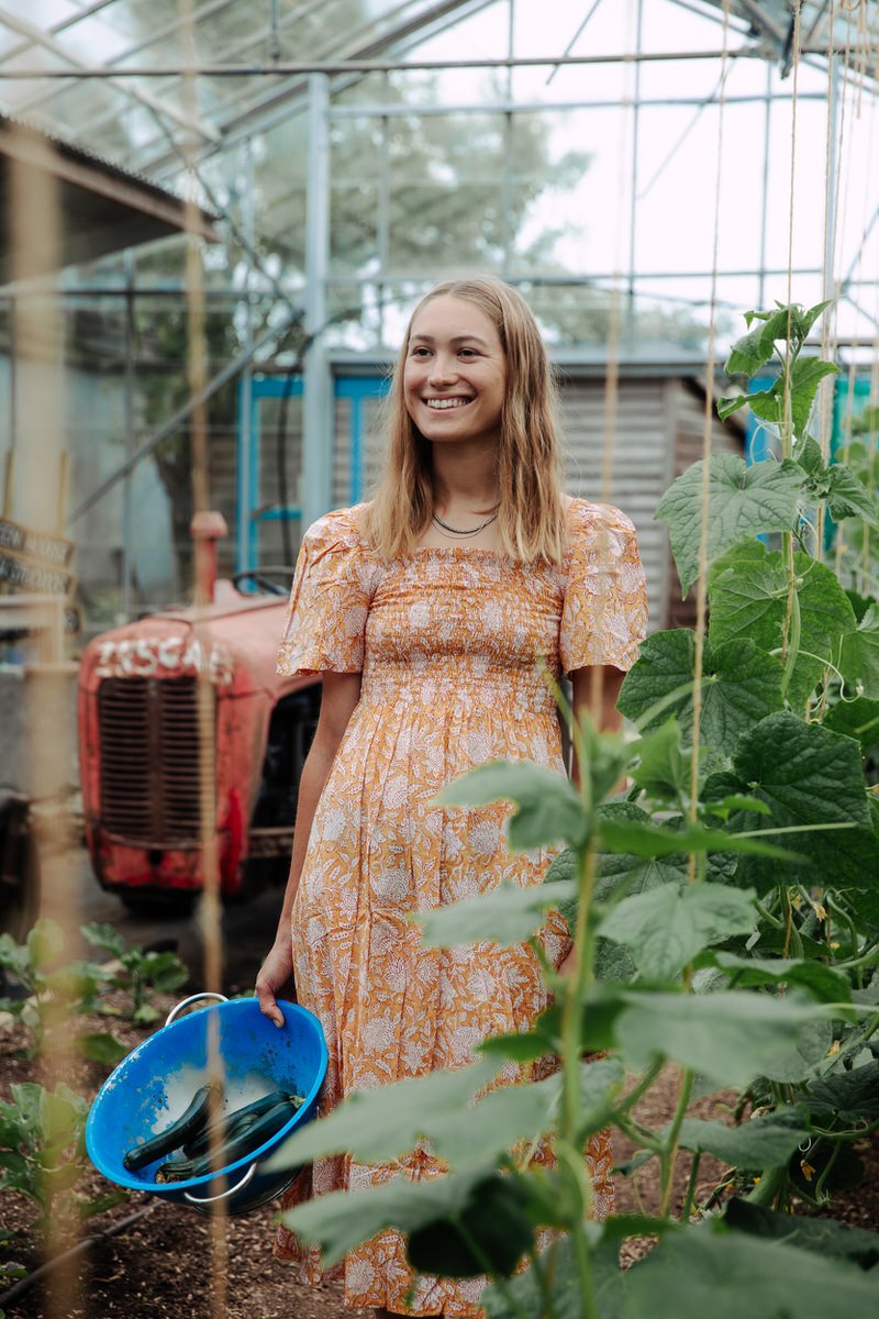 Maerl Midi Dress - Gorse