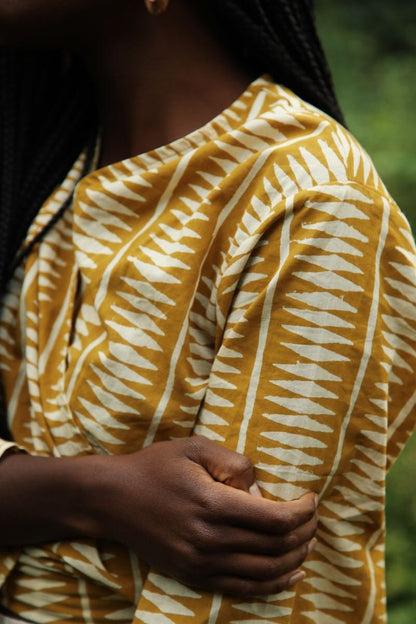 Turmeric Wrap Top