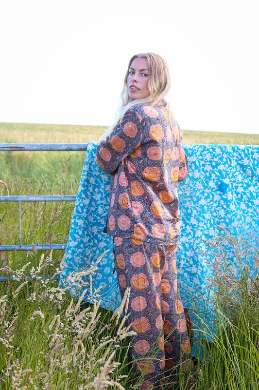 Meadow Block Print Pyjamas