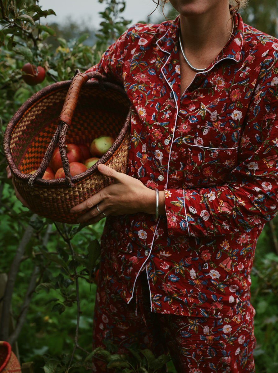 Peony Block Print Pyjamas